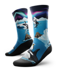 Captain Cold Feet Athletic Crew Socks