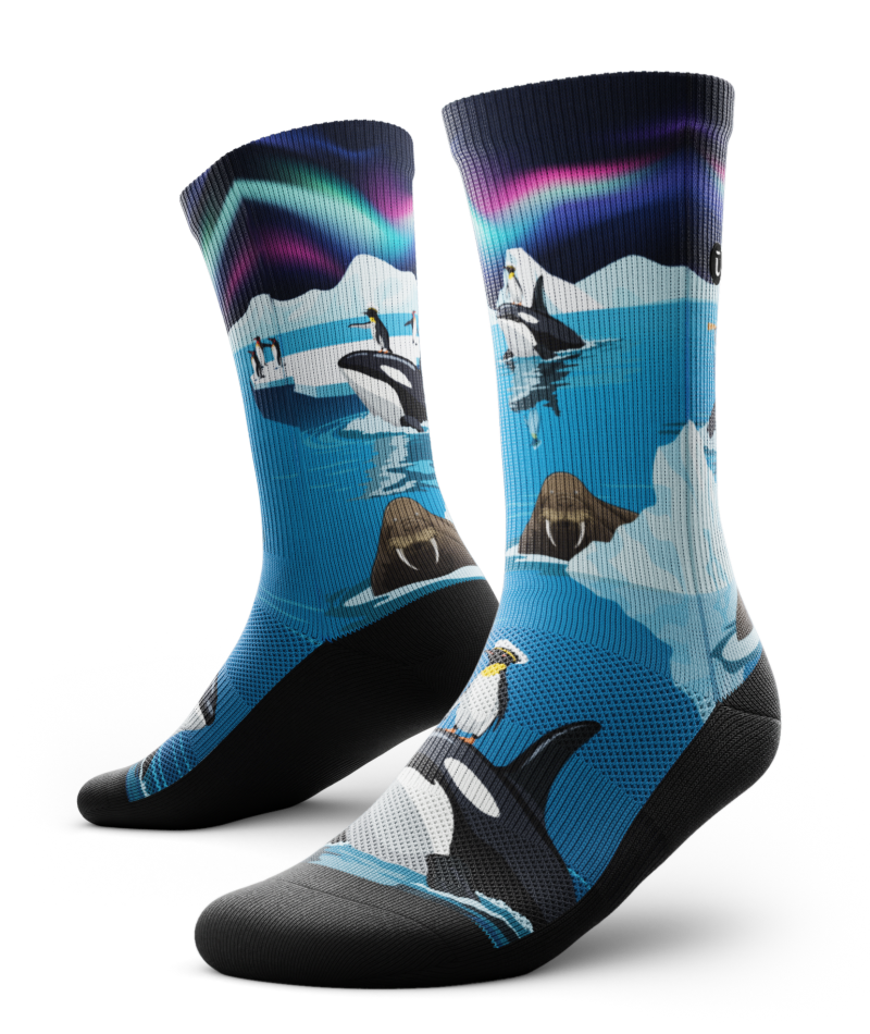 Captain Cold Feet Athletic Crew Socks