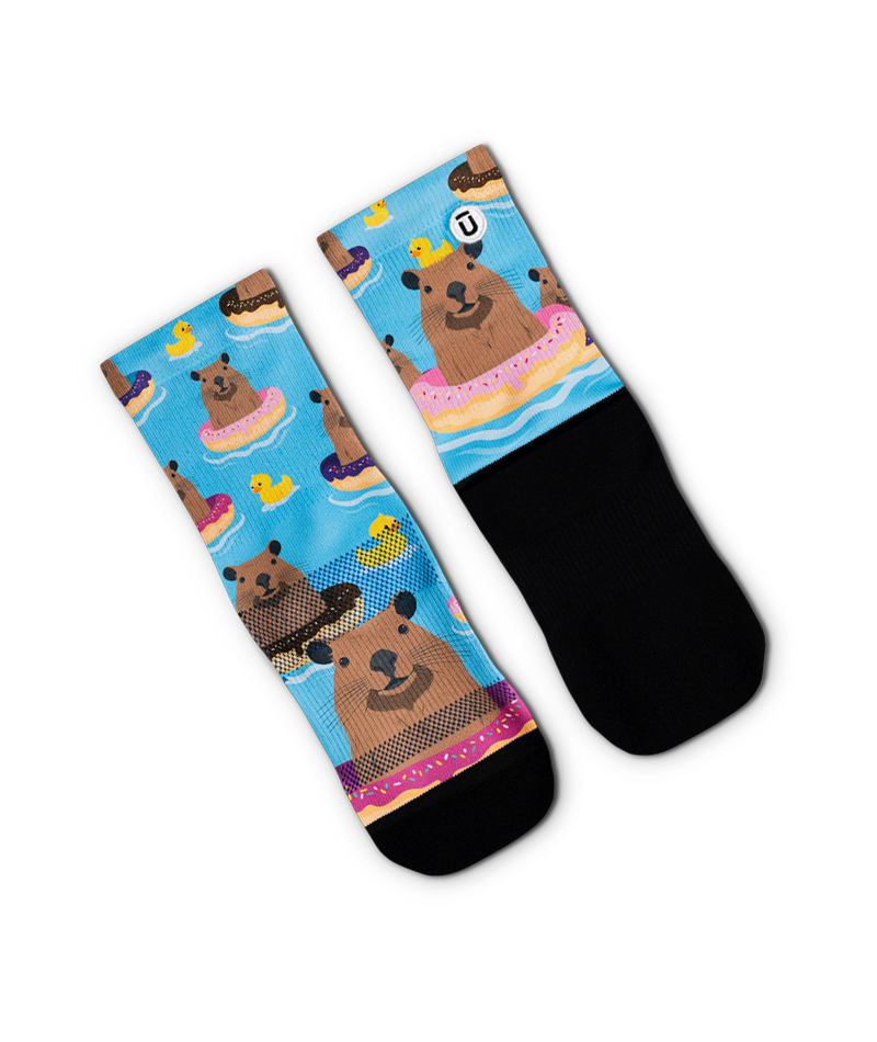 Capybara Youth Crew Socks