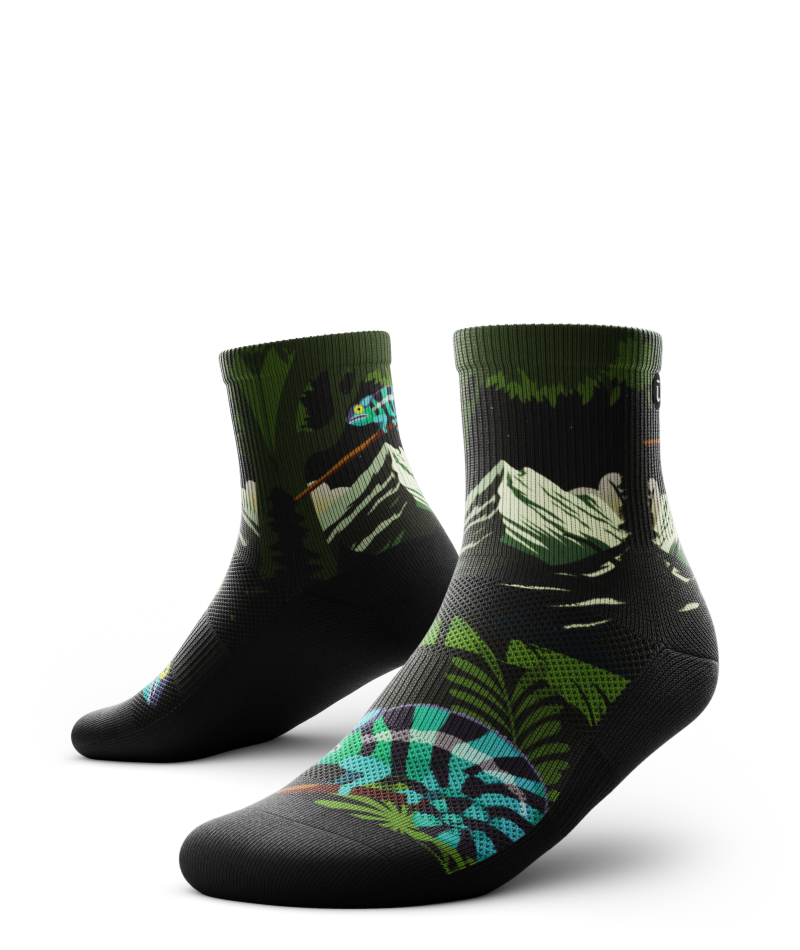 Chameleon Quarter Socks
