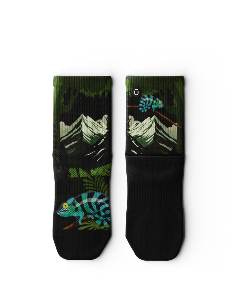 Chameleon Quarter Socks