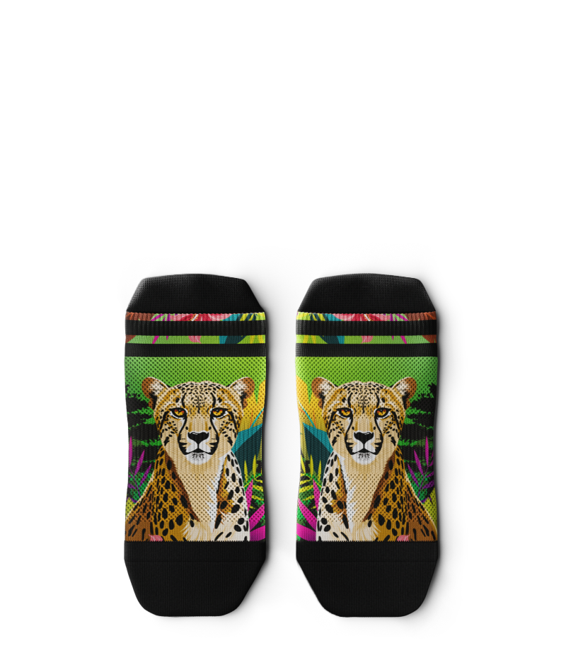 Cheetah Ankle Socks