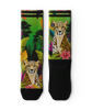 Cheetah Crew Socks