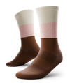 Chocolate Pistachio Athletic Crew Socks
