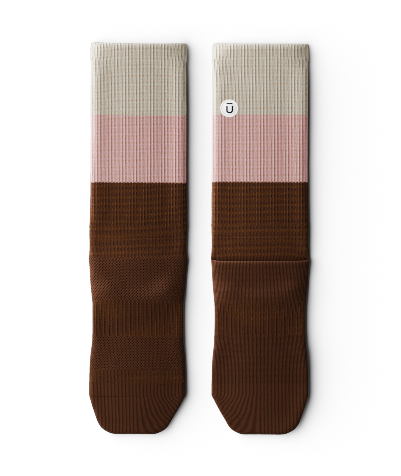 Chocolate Pistachio Athletic Crew Socks