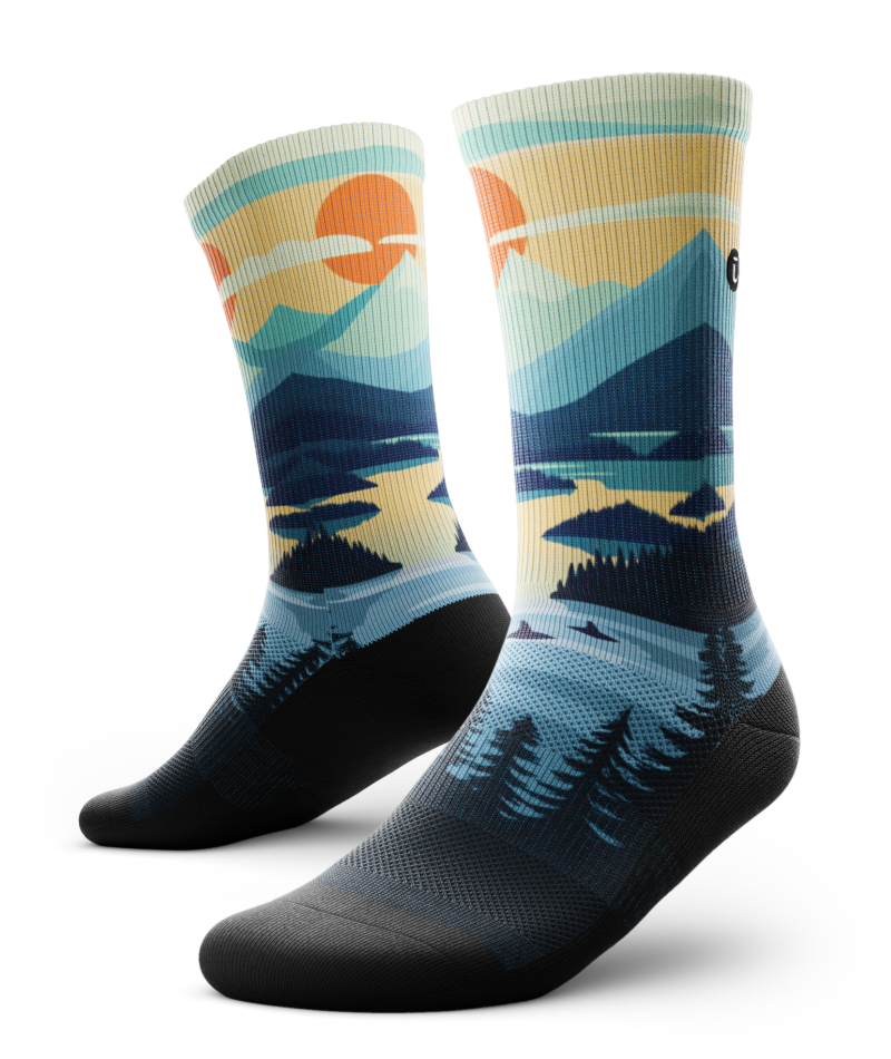 Chaussettes de sport ras du cou Coastal Fade