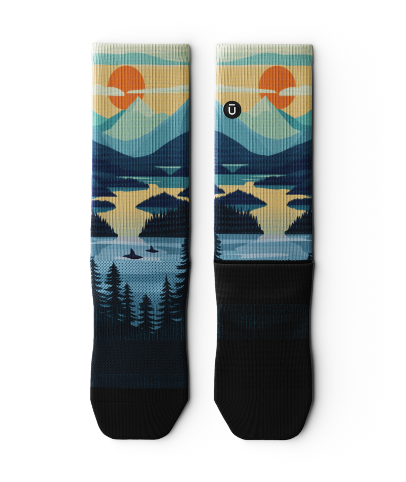 Chaussettes de sport ras du cou Coastal Fade