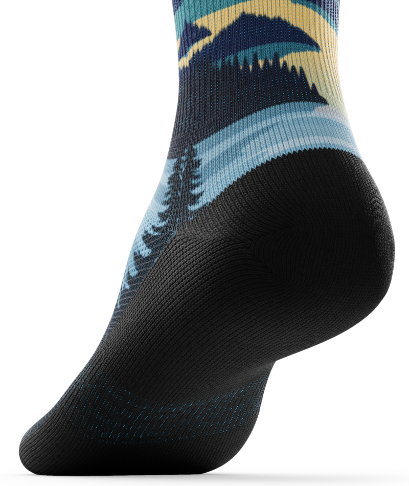 Chaussettes de sport ras du cou Coastal Fade