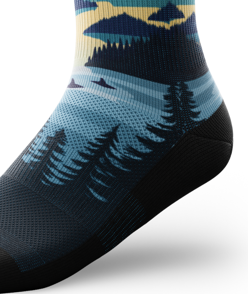 Chaussettes de sport ras du cou Coastal Fade