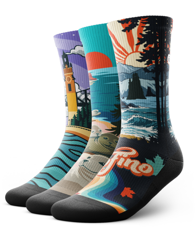 Lot de 3 paires de chaussettes de sport Coast to Coast