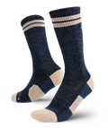 Cobalt Merino Wool Midweight Crew Socks