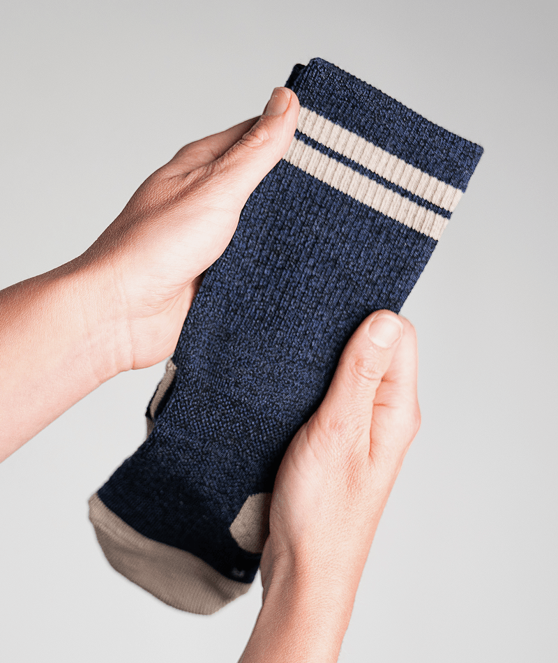 Merino Crew Socks Cobalt