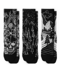 Contrast Athletic Crew Socks 3-Pack
