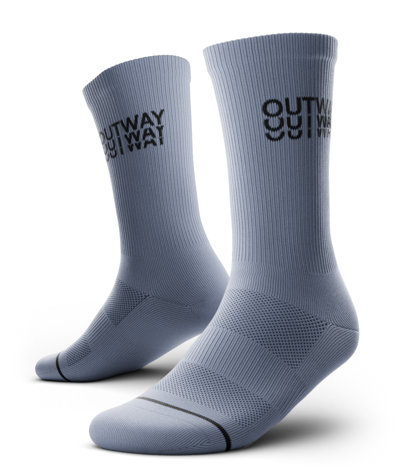 Core Blue Athletic Crew Socks
