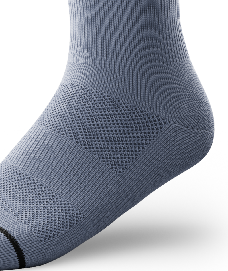 Core Blue Athletic Crew Socks