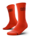 Core Orange Athletic Crew Socks