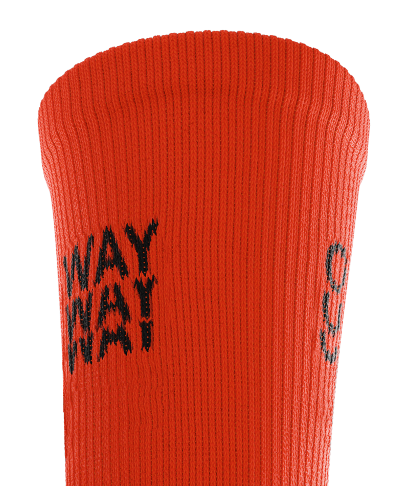 Core Orange Athletic Crew Socks