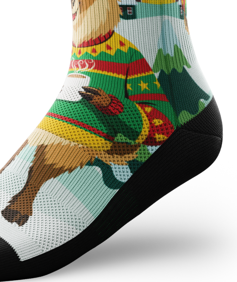 Cozy Caribrew Athletic Crew Socks