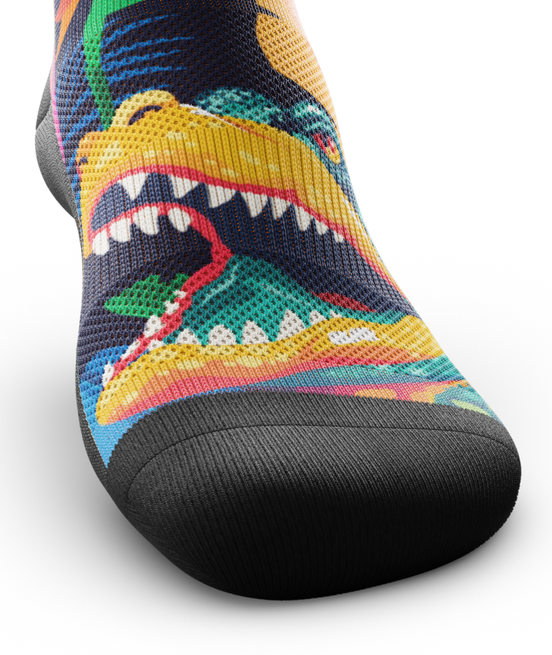 Crocs in Tropics Athletic Quarter Socks