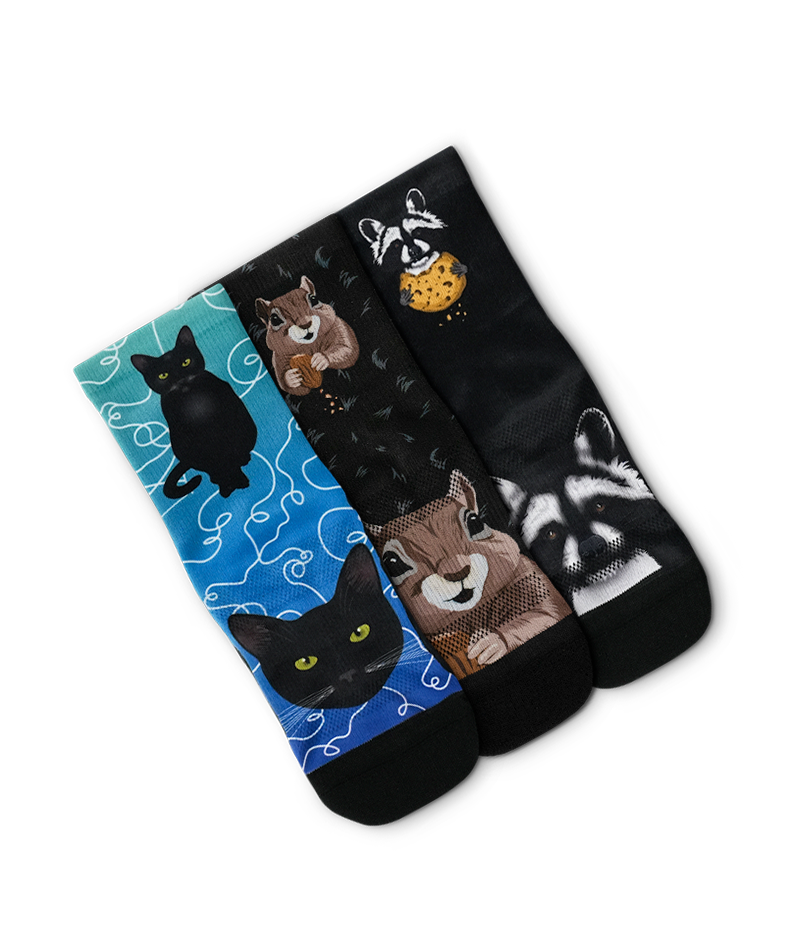 Cuteness Youth Crew Socks 3-Pack