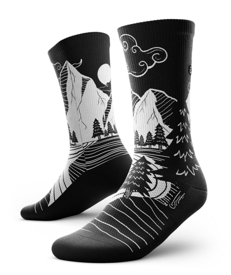 Dark 'N Light Athletic Crew Socks