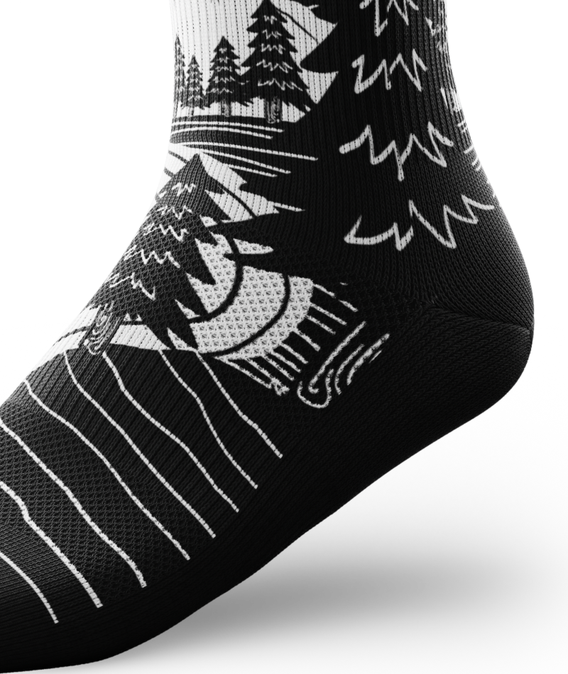 Dark 'N Light Athletic Crew Socks