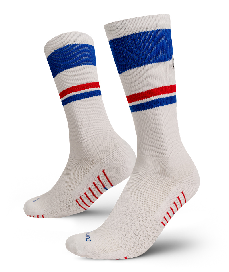 Dash Blue Crew Socks