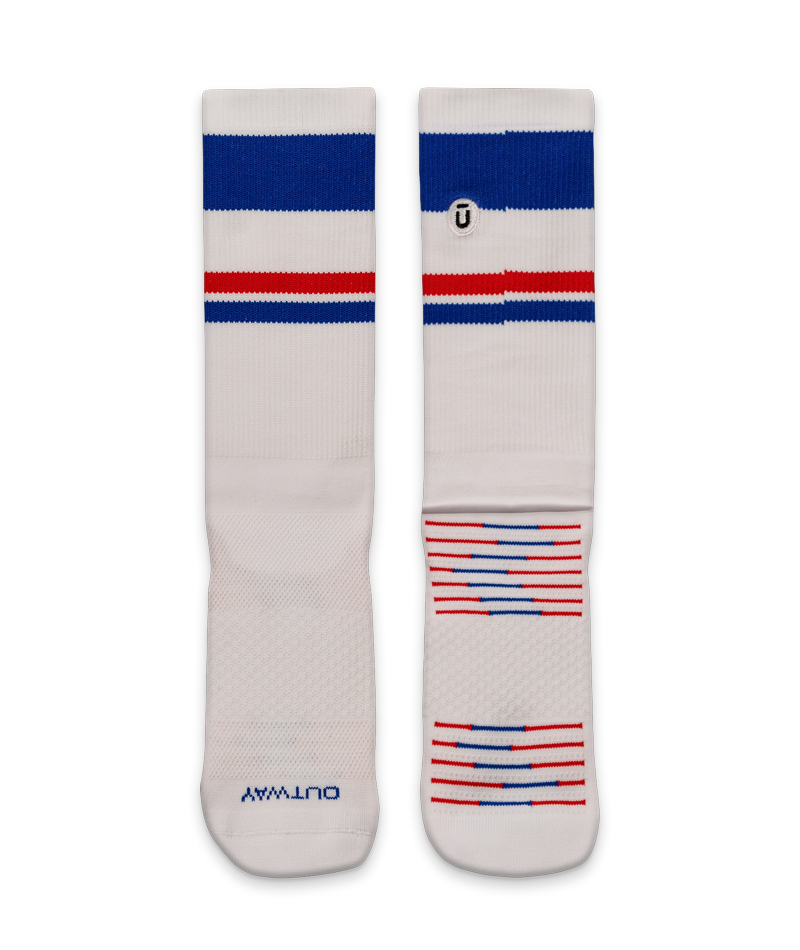 Dash Blue Crew Socks