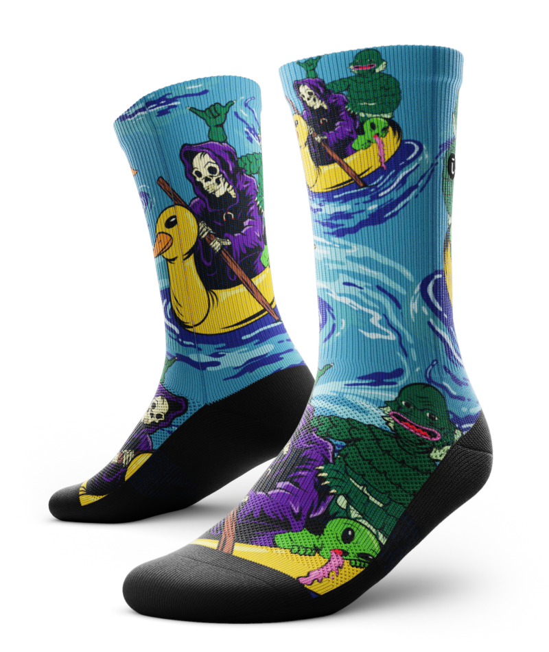 Death Row Athletic Crew Socks