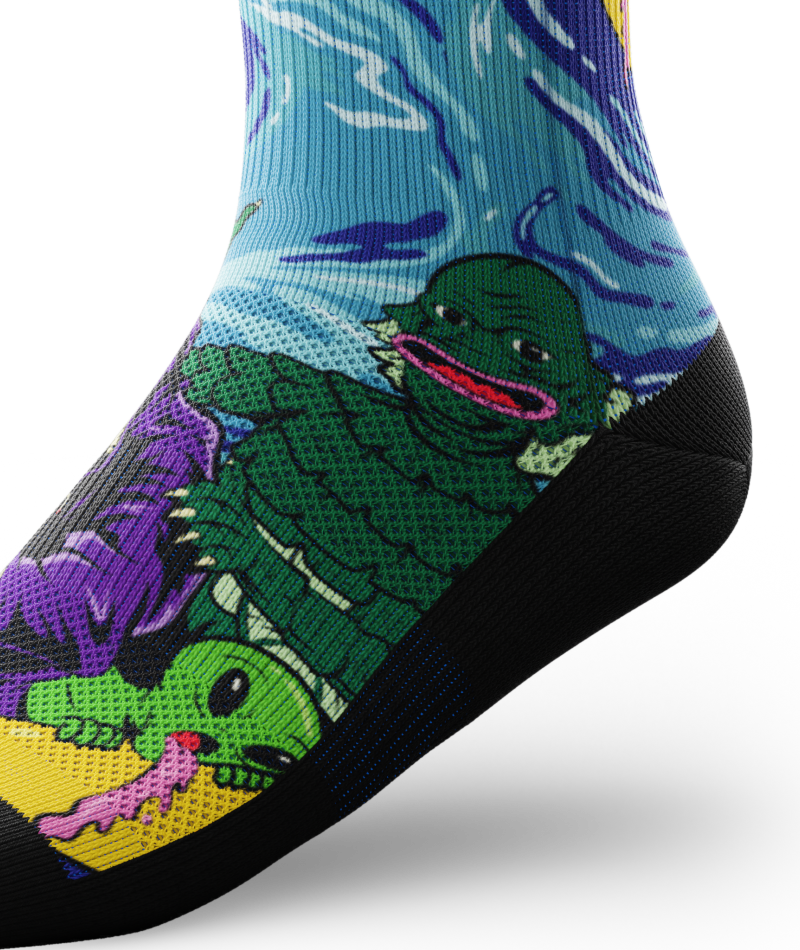 Death Row Athletic Crew Socks