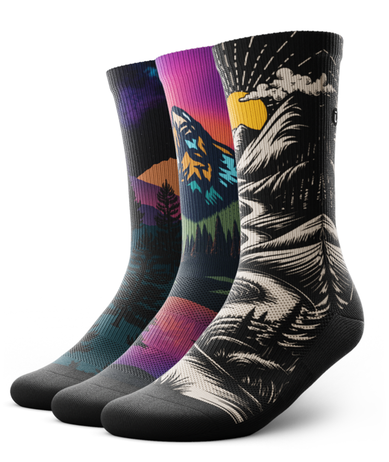 Deep Valley Athletic Crew Socks 3-Pack