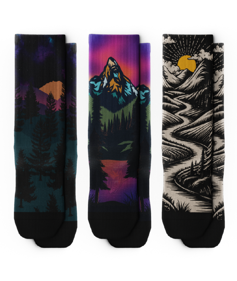 Deep Valley Athletic Crew Socks 3-Pack