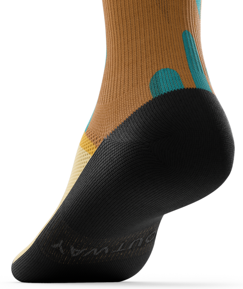Deserted Athletic Knee High Compression Socks