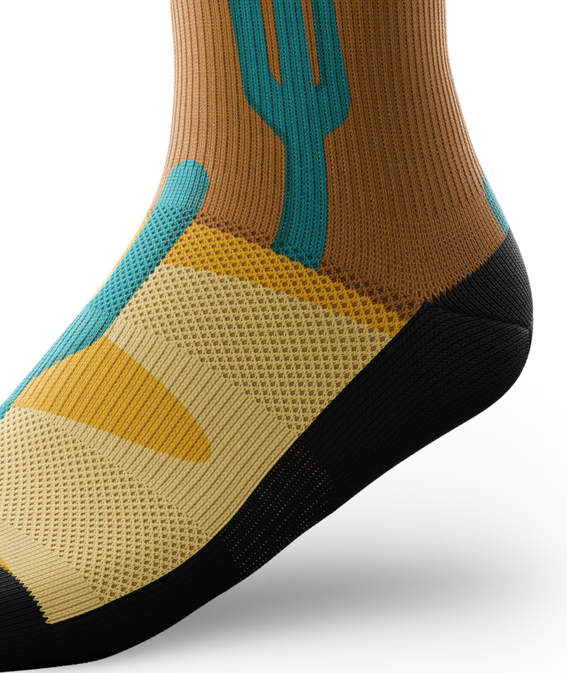 Deserted Athletic Knee High Compression Socks