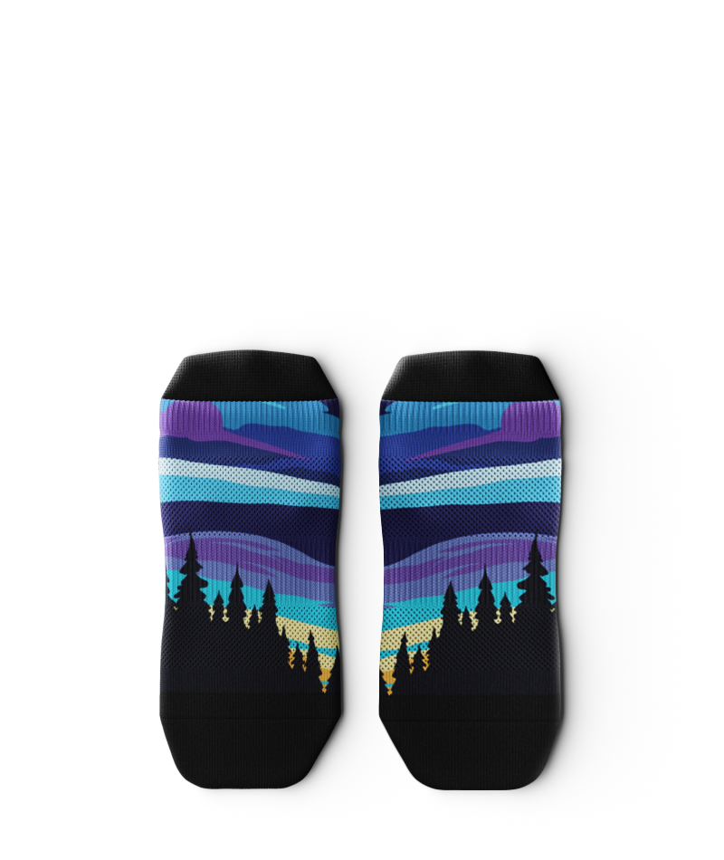 Dream Sky Athletic Ankle Socks