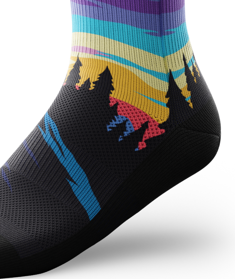 Dream Sky Athletic Crew Socks