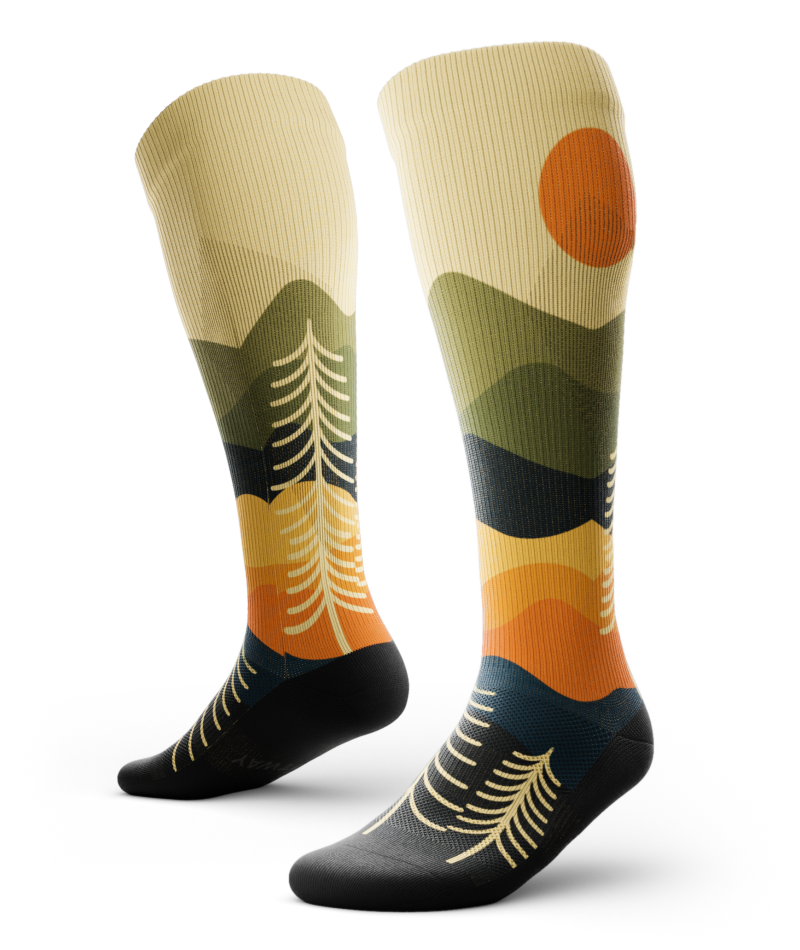 Drifter Athletic Knee High Compression Socks
