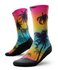 Electric Tropics Athletic Crew Socks
