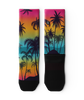 Electric Tropics Athletic Crew Socks
