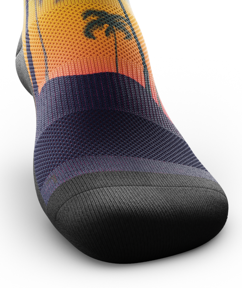 Electric Tropics Athletic Knee High Compression Socks