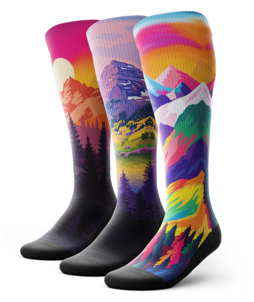 Elevation Athletic Knee High Compression Socks 3-Pack