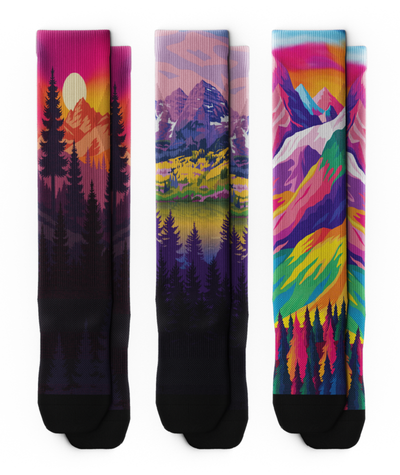 Elevation Athletic Knee High Compression Socks 3-Pack