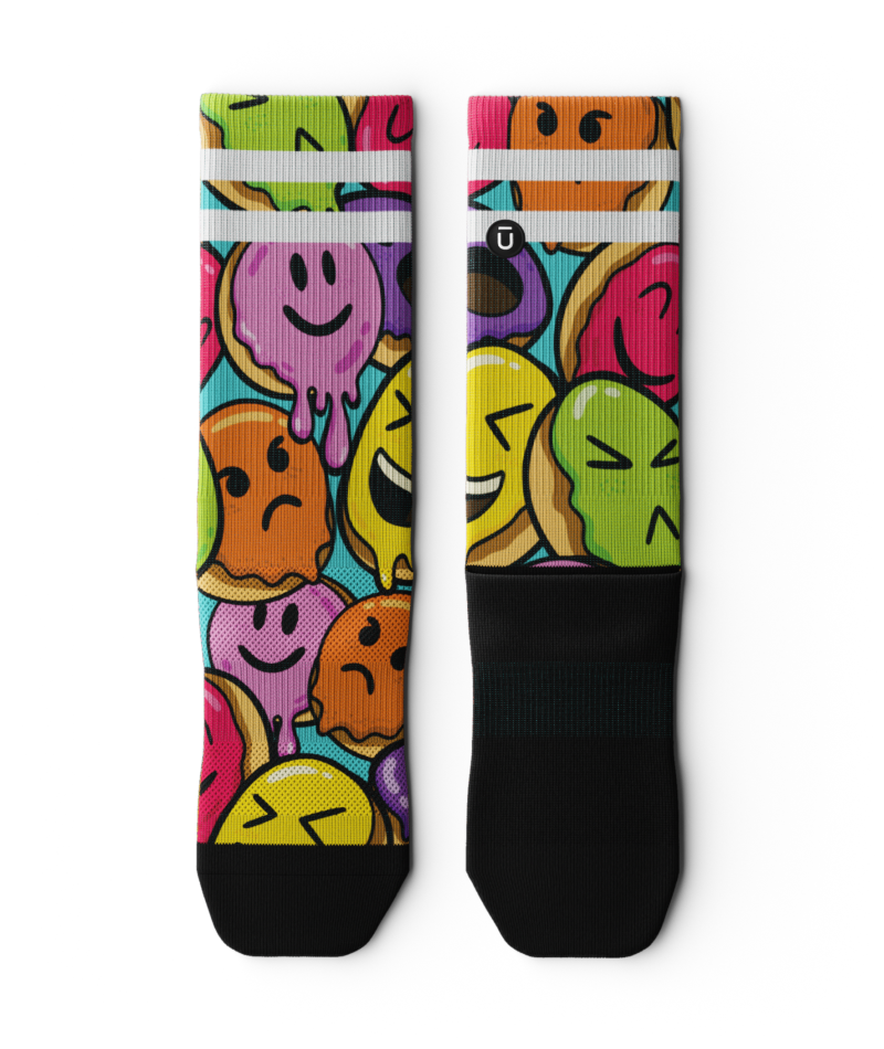 Dopamine Drip Athletic Crew Socks 3-Pack