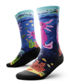 Enchanted Deep Athletic Crew Socks