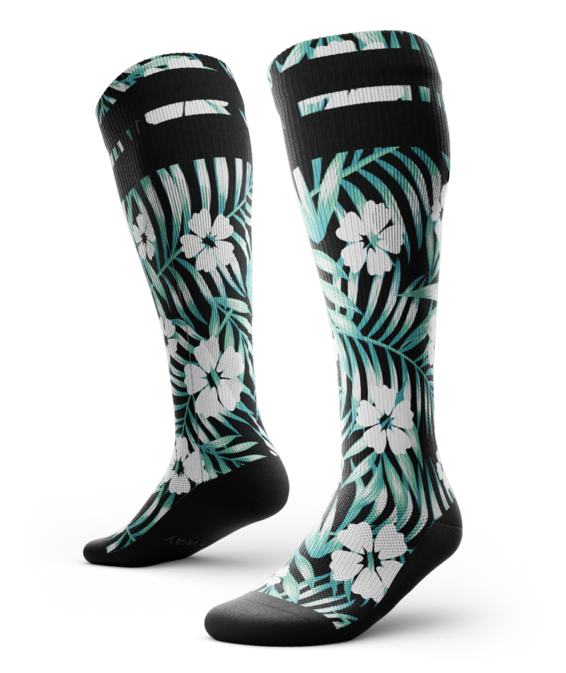 Evergreen Athletic Knee High Compression Socks