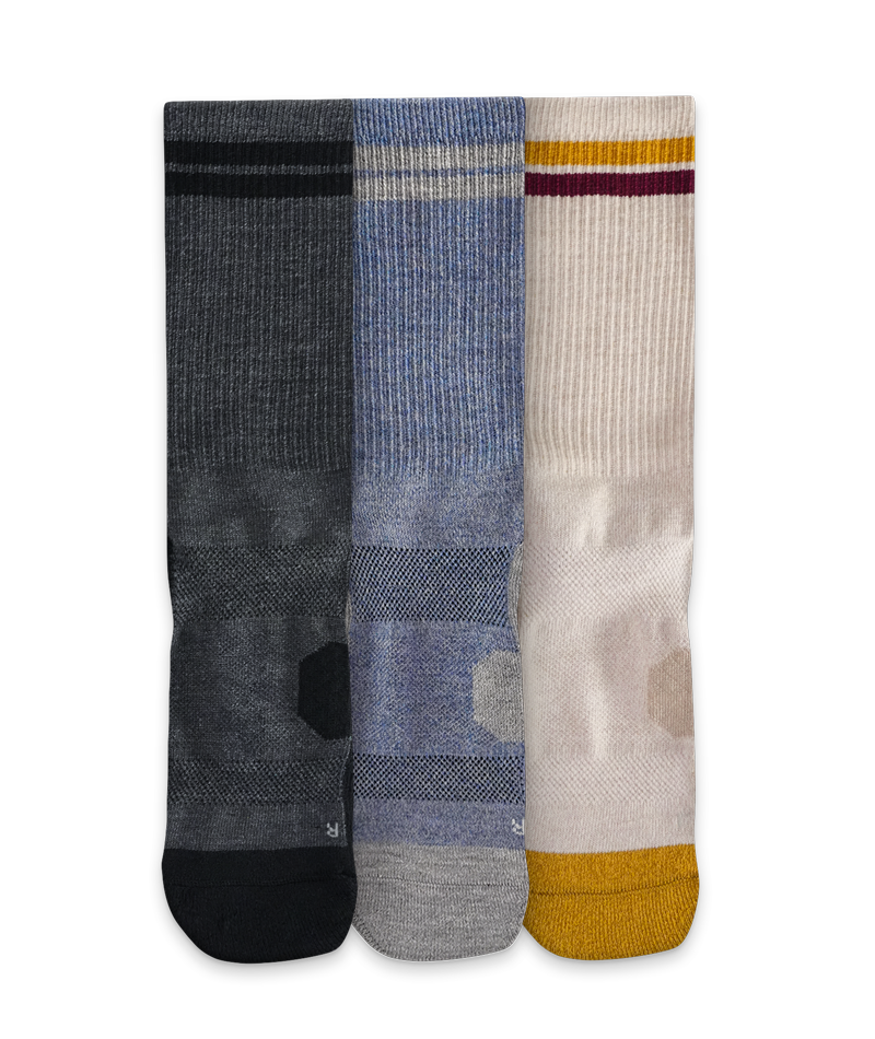 Merino Crew Socks 3-Pack