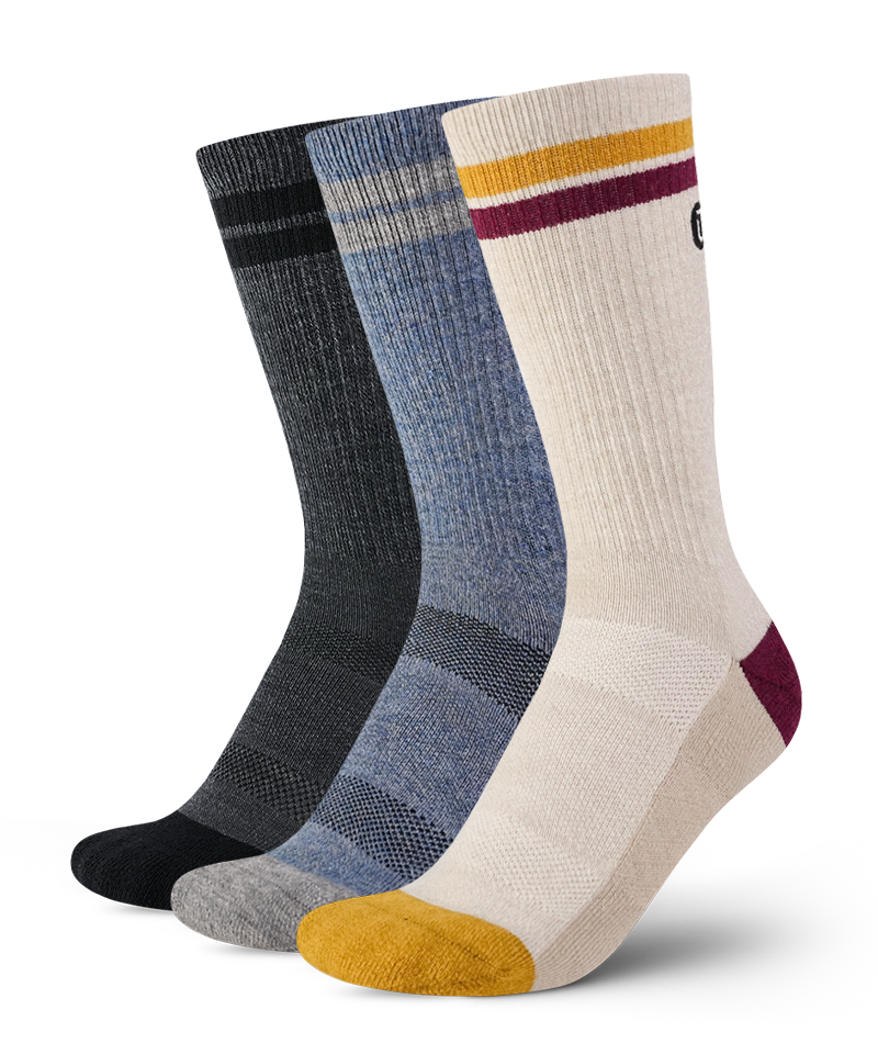 Merino Crew Socks 3-Pack