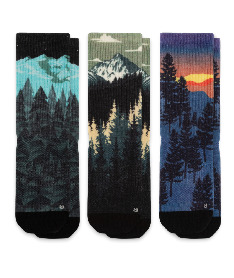 Explorer Merino Wool Lite Crew Socks 3-Pack