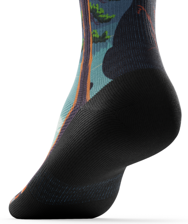 Eyes in the Pines Crew Socks