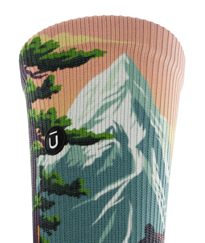 Eyes in the Pines Crew Socks